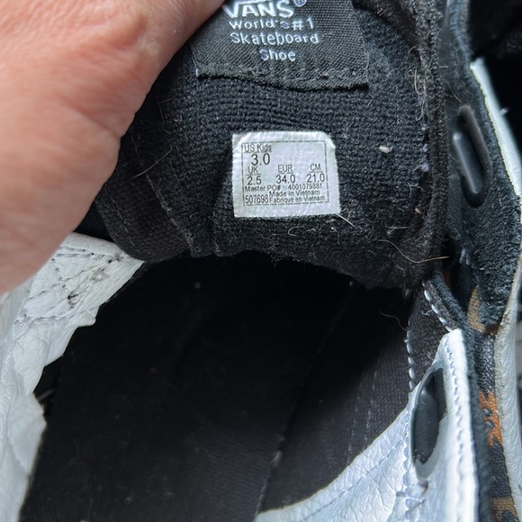 High Top Vans Velcro Sneakers - Big Kids’ 3 - Picture 7 of 10